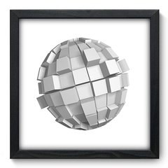 Quadro Decorativo com Moldura - Esfera - 027qna