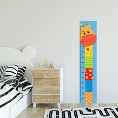 Régua de Crescimento Infantil Adesivo Girafa Animais Menino Menina Bebê - 028reg - comprar online