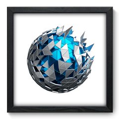 Quadro Decorativo com Moldura - Esfera - 033qna