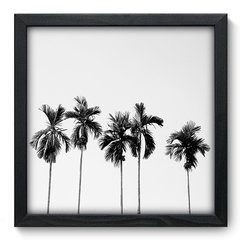 Quadro Decorativo com Moldura - Coqueiros - 033qnp