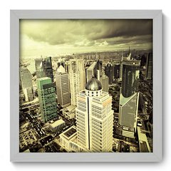 Quadro Decorativo com Moldura - Cidade - 033qnu - comprar online