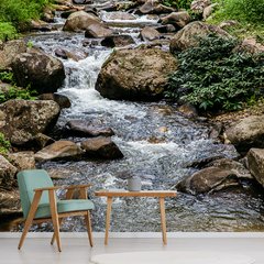 Papel de Parede Paisagem Cachoeira Natureza Sala Painel Adesivo - 036pc