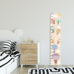 Régua de Crescimento Infantil Adesivo Balões Animais Menino Menina Bebê - 036reg - comprar online