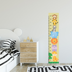 Régua de Crescimento Infantil Adesivo Safari Animais Menino Menina Bebê - 038reg - comprar online