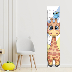 Régua de Crescimento Infantil Adesivo Animais Girafa Menino Menina Bebê - 041reg na internet