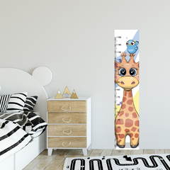 Régua de Crescimento Infantil Adesivo Animais Girafa Menino Menina Bebê - 041reg - comprar online