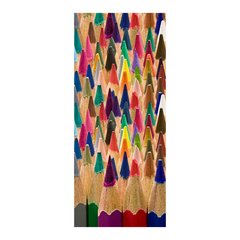 Adesivo Decorativo de Porta - Lápis de Cor - 044cnpt na internet