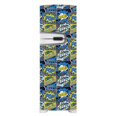 Adesivo Decorativo de Geladeira - Quadrinhos - Gibi - Azul - 045gel