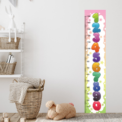 Régua de Crescimento Infantil Adesivo Numerais Escola Quarto Menino Menina Bebê - 045reg - comprar online