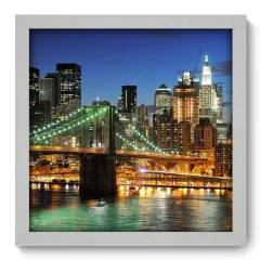 Quadro Decorativo com Moldura - Nova Iorque - 046qnm - comprar online