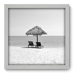 Quadro Decorativo com Moldura - Praia - 047qnp - comprar online