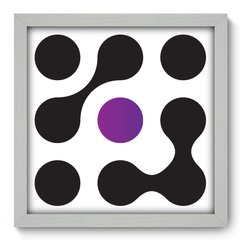 Quadro Decorativo com Moldura - Bolas - 049qna - comprar online