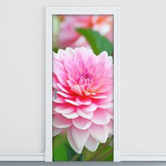Adesivo Decorativo de Porta - Flores - 053cnpt