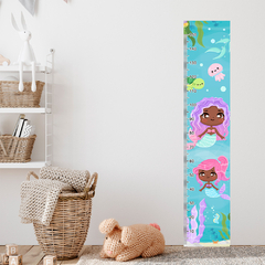 Régua de Crescimento Infantil Adesivo Sereias Quarto Menina Bebê - 054reg - comprar online