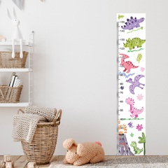 Régua de Crescimento Infantil Adesivo Dinossauros Dinos Menino Menina Bebê - 056reg - comprar online