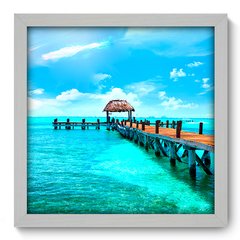 Quadro Decorativo com Moldura - Praia - 058qnp - comprar online