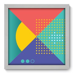 Quadro Decorativo com Moldura - Abstrato - 060qna - comprar online