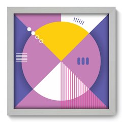 Quadro Decorativo com Moldura - Abstrato - 061qna - comprar online