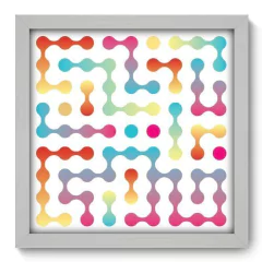 Quadro Decorativo com Moldura - Bolas - 064qna - comprar online