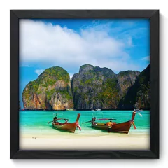 Quadro Decorativo com Moldura - Tailândia - 066qnm
