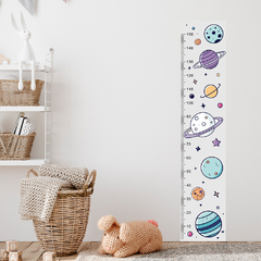 Régua de Crescimento Infantil Adesivo Planetas Quarto Menina Menino Bebê - 066reg - comprar online