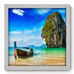 Quadro Decorativo com Moldura - Praia - 068qnp - comprar online