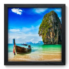 Quadro Decorativo com Moldura - Praia - 068qnp