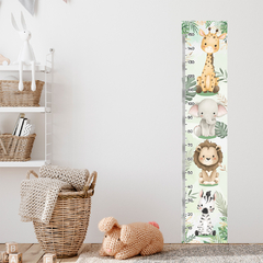 Régua de Crescimento Infantil Adesivo Safari Animais Menino Menina Bebê - 069reg - comprar online