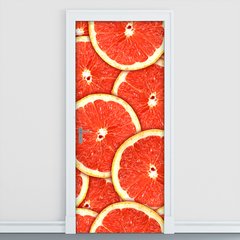Adesivo Decorativo de Porta - Laranja - Frutas - 071cnpt