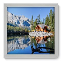 Quadro Decorativo com Moldura - Montanha - 076qnp - comprar online