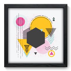 Quadro Decorativo com Moldura - Geometria - 077qna