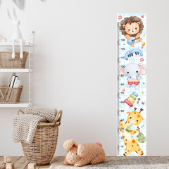 Régua de Crescimento Infantil Adesivo Safari Animais Menino Menina Bebê - 077reg - comprar online