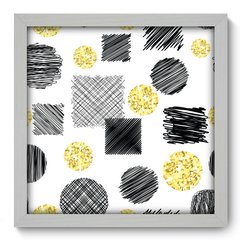 Quadro Decorativo com Moldura - Rabiscos - 080qna - comprar online