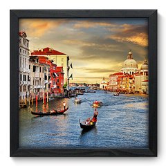 Quadro Decorativo com Moldura - Veneza - 080qnm