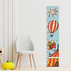 Régua de Crescimento Infantil Adesivo Circo Balão Quarto Menino Menina - 083reg - Allodi