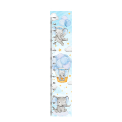 Régua de Crescimento Infantil Adesivo Elefante Circo Menino - 084reg - comprar online