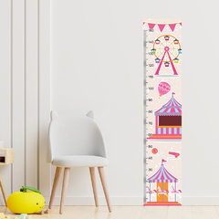 Régua de Crescimento Infantil Adesivo Circo Balão Quarto Menina - 087reg - Allodi