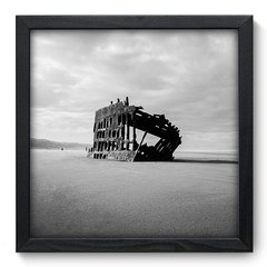 Quadro Decorativo com Moldura - Destroços - 090qnp