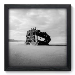 Quadro Decorativo com Moldura - Destroços - 090qnp