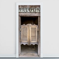 Adesivo Decorativo de Porta - Saloon - 091cnpt