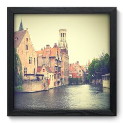 Quadro Decorativo com Moldura - Bélgica - 094qnm