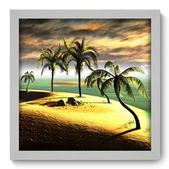 Quadro Decorativo com Moldura - Praia - 094qnp - comprar online