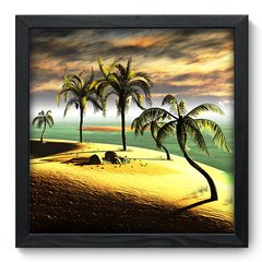 Quadro Decorativo com Moldura - Praia - 094qnp