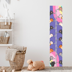 Régua de Crescimento Infantil Adesivo Gatinho Patinhas Quarto Menino Menina - 098reg na internet