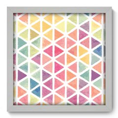 Quadro Decorativo com Moldura - Triângulos - 099qna - comprar online