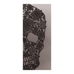 Adesivo Decorativo de Porta - Caveira - Preta - 101cnpt na internet