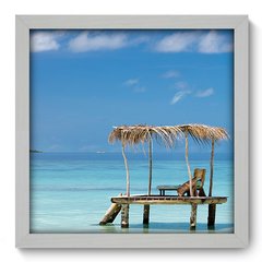 Quadro Decorativo com Moldura - Praia - 101qnp - comprar online