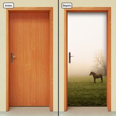 Adesivo Decorativo de Porta - Cavalo - 1024cnpt - Allodi