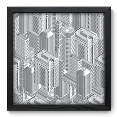 Quadro Decorativo com Moldura - Cidade - 102qnd