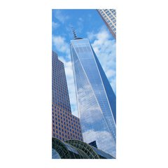 Adesivo Decorativo de Porta - Cidade - Prédios - 1032cnpt na internet